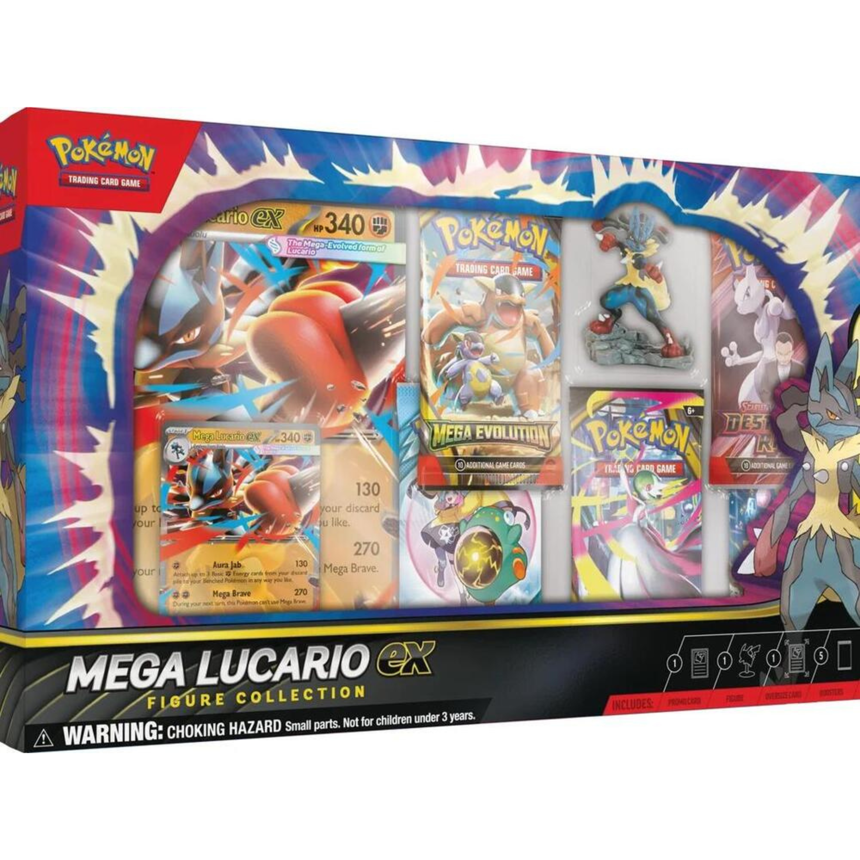 pokemon premium figure collection of mega lucario ex