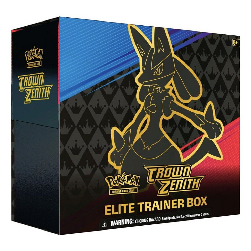 one pokemon elite trainer box of crown zenith