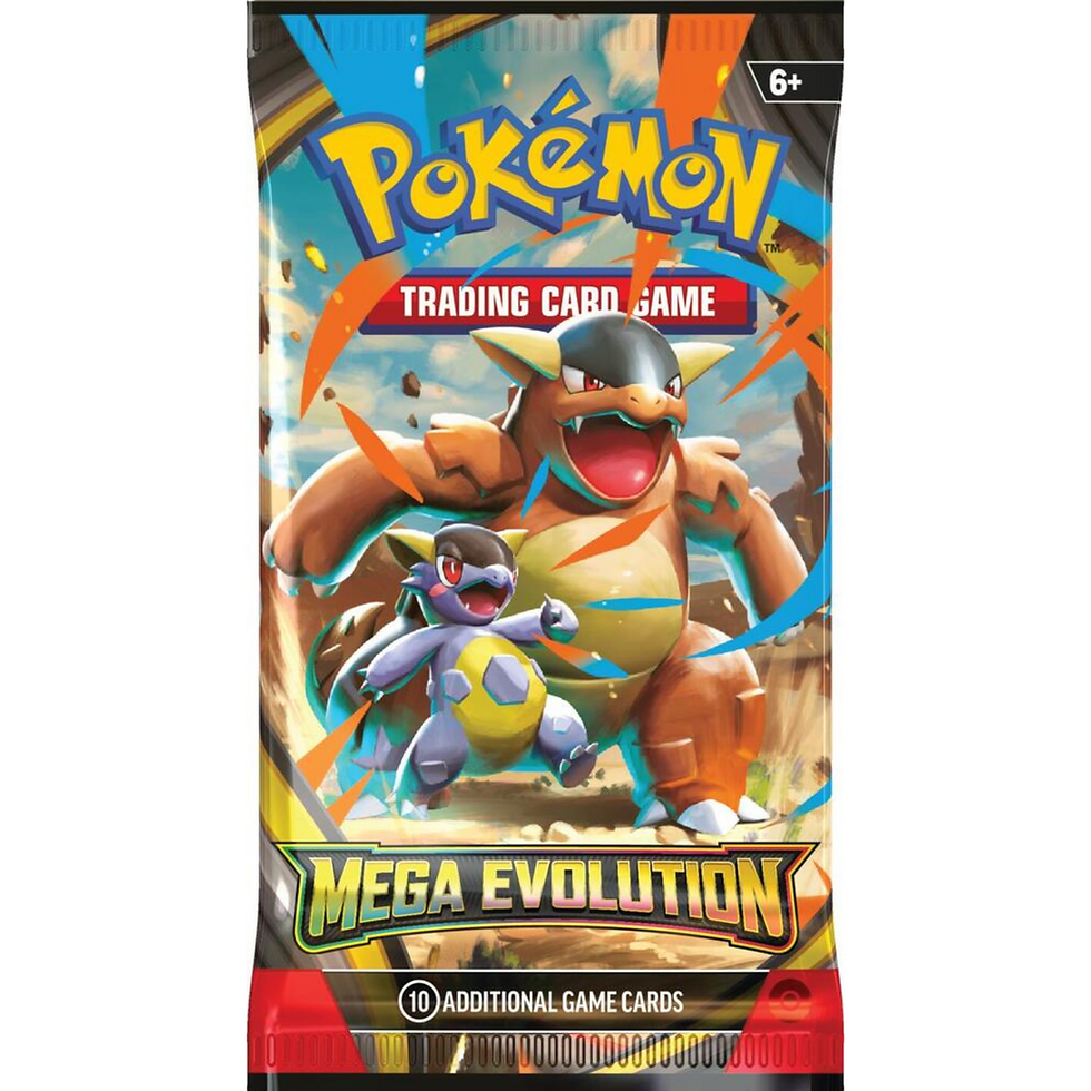 one pokemon booster pack of mega evolution