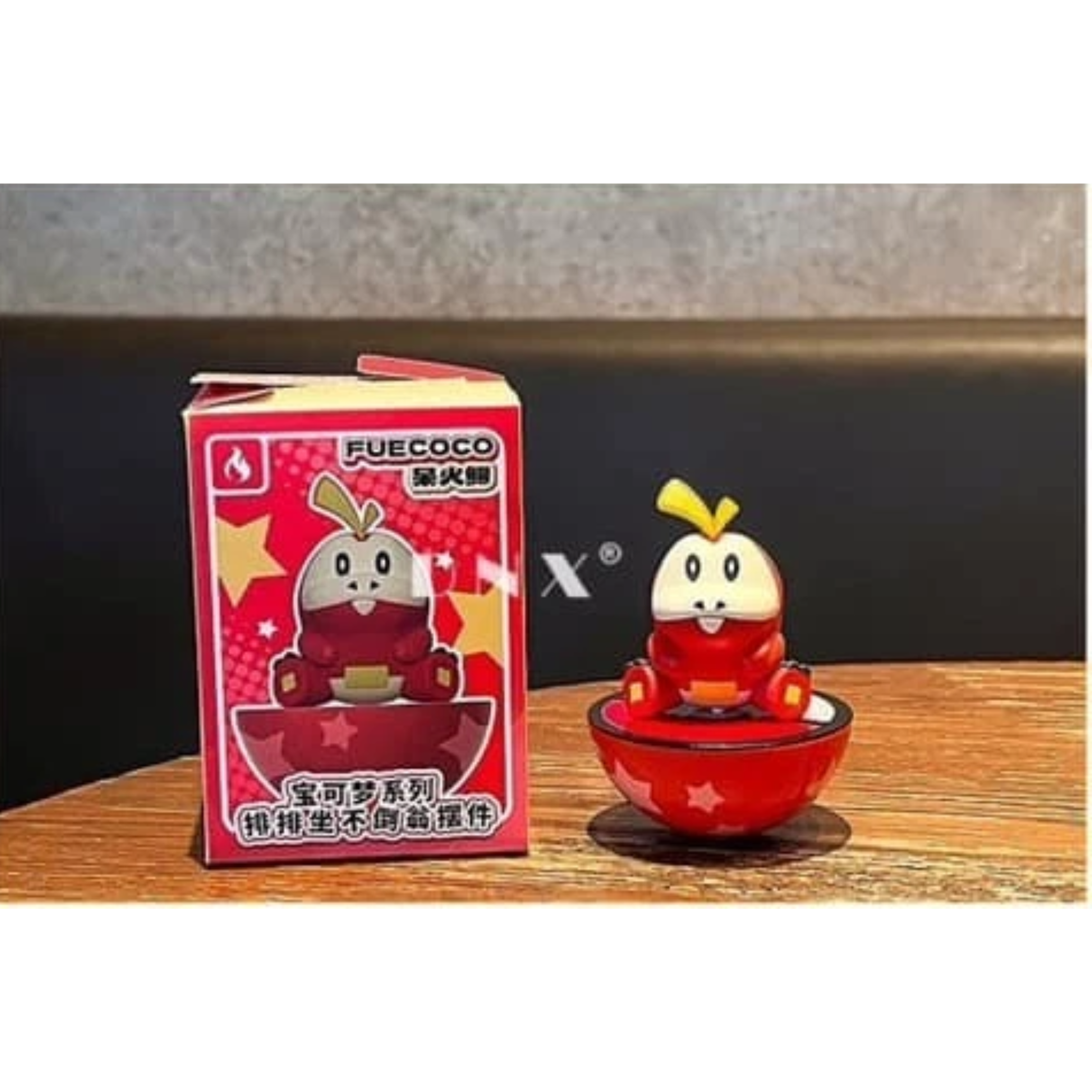 fuecoco tumbler figurine