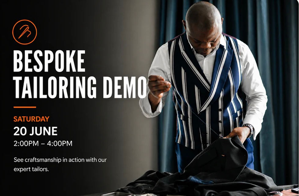 Bespoke Tailoring Session Think Orange × Henri X
