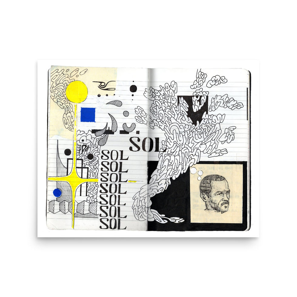 Thumbnail: Sketchbook Page 05 - Poster