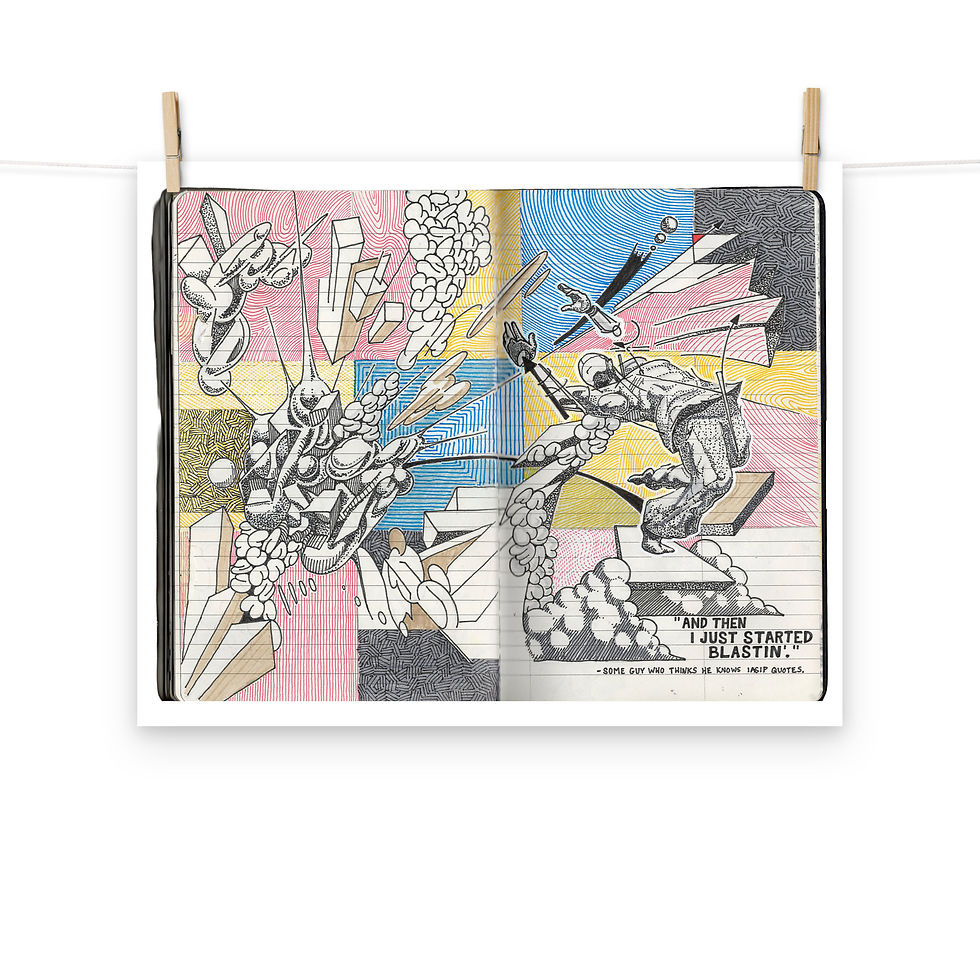 Thumbnail: Sketchbook Page 08 - Poster