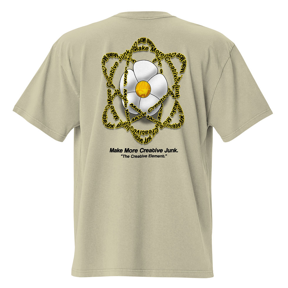 Thumbnail: MMCJ "The Creative Element" (LIGHT) - Oversized faded t-shirt