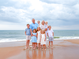 Extended Family Beach Pictures with Daytona Beach Photography