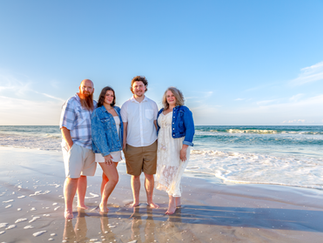 Family Beach Pictures in Ponce Inlet by Daytona Beach Photography
