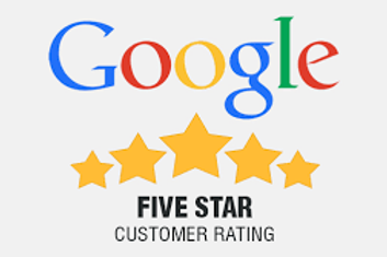 Hydros Power Washing Google 5-star rating for excellent customer reviews.