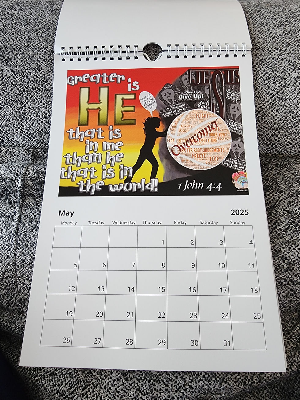 Thumbnail: 2025 A4 Wall Calendar with Top Binding