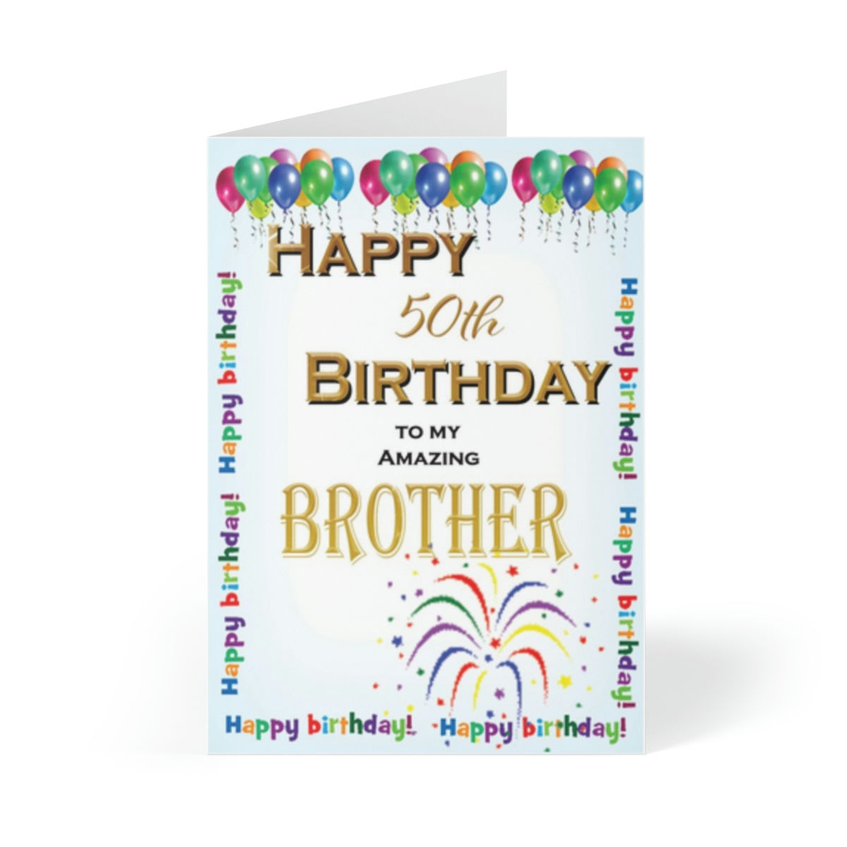 Birthday 20181109, Brother Greeting Cards (8 pcs)