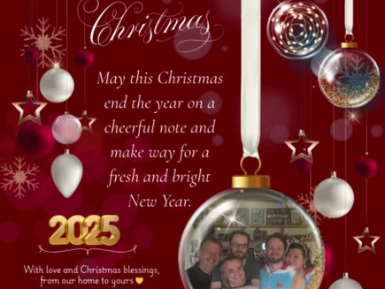 A simple Christmas blessing of peace, presence, and hope in Jesus. 🎄⛪