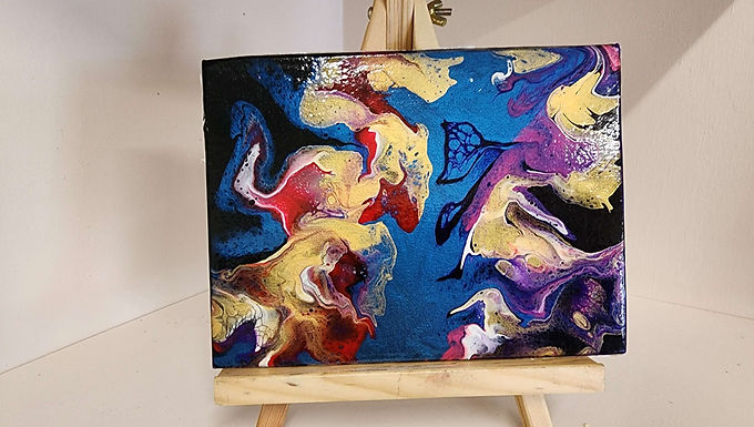 #998 Acrylic Blow Out Pour