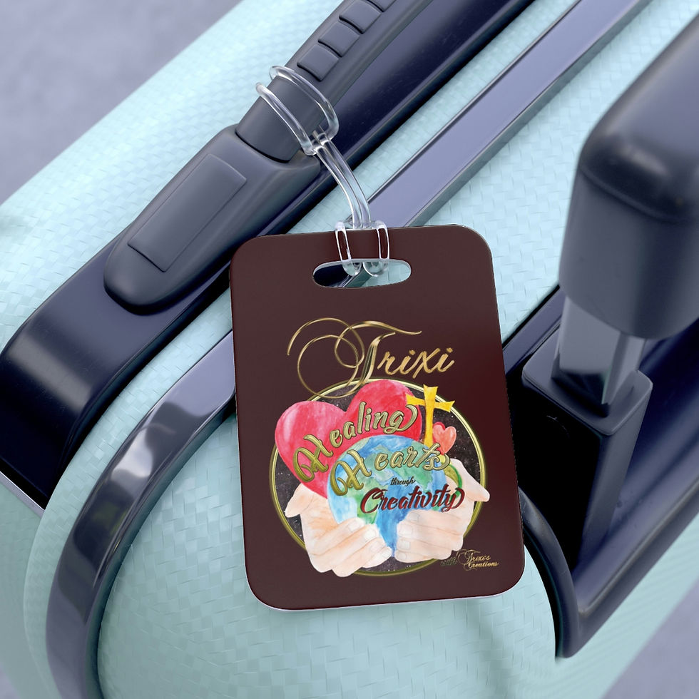 Miniaturbild: PERSONALISED Bag Tag (choose your image &/ add your NAME)