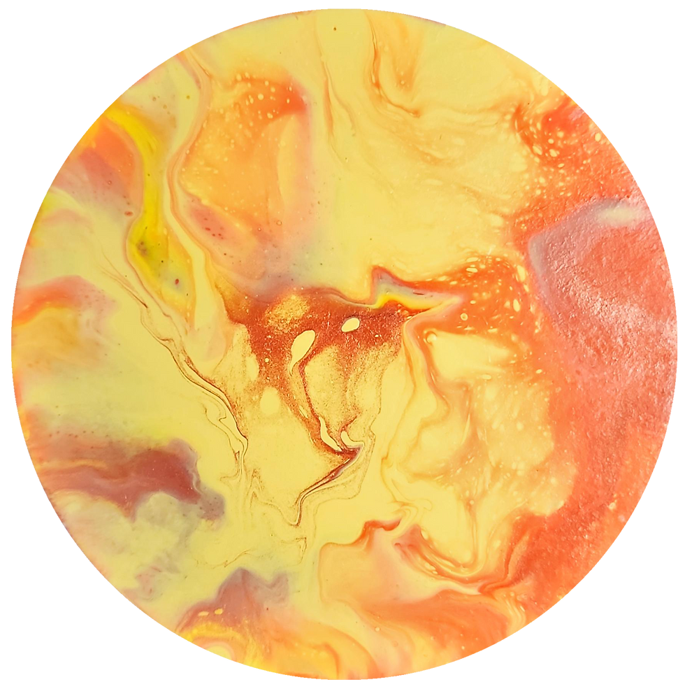 Thumbnail: Set 11: #945-950 Fluid Acrylic Art Coaster Set