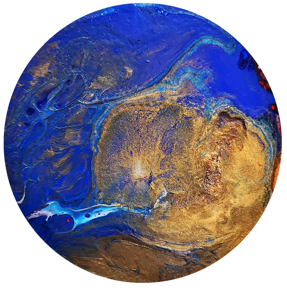 Thumbnail: Set 20: #1043-1048 Fluid Acrylic Art Coaster Set