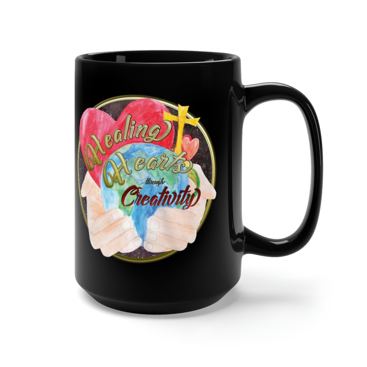 Black Mug 15oz #212