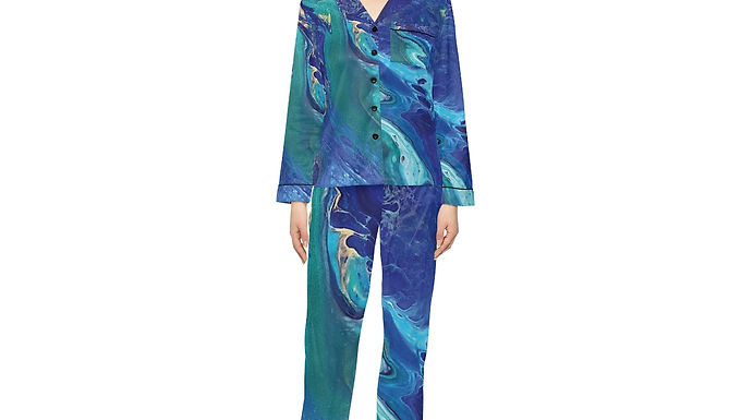 #1012 Women's Satin Pajamas