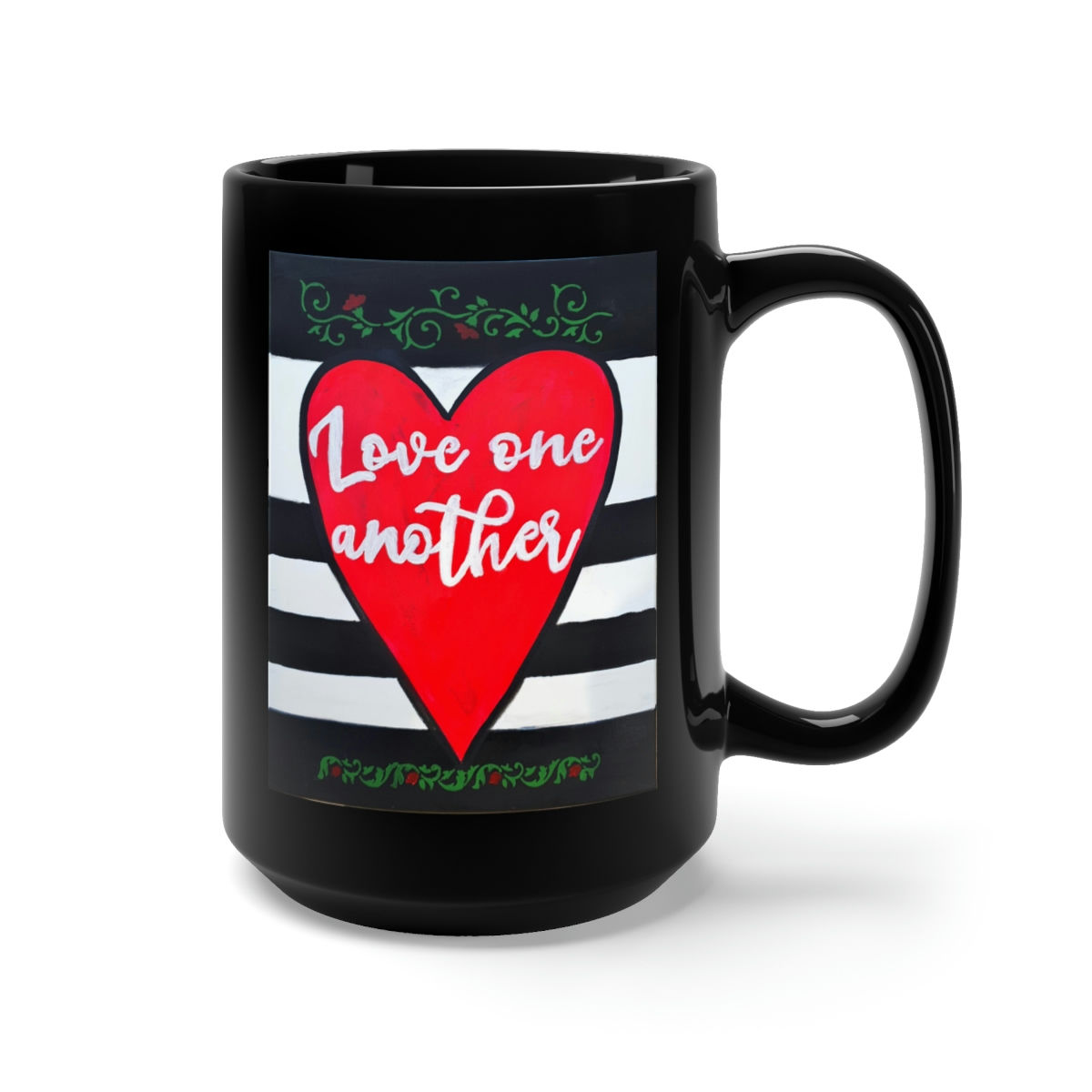 Black Mug 15oz #351