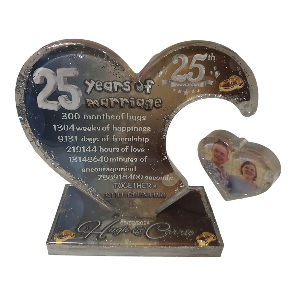 Thumbnail: RC140 Love Heart Picture Frame Pendulum Pedestal Base