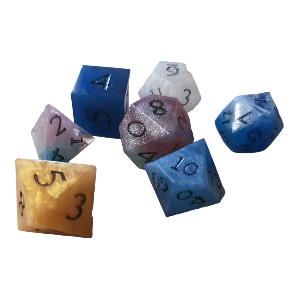 Thumbnail: RC103 7 Styles Epoxy Resin Dices