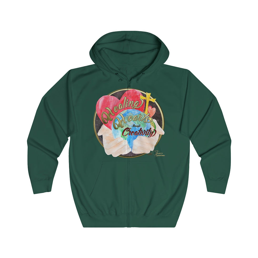 Thumbnail: Unisex Full Zip Hoodie (LOGO)