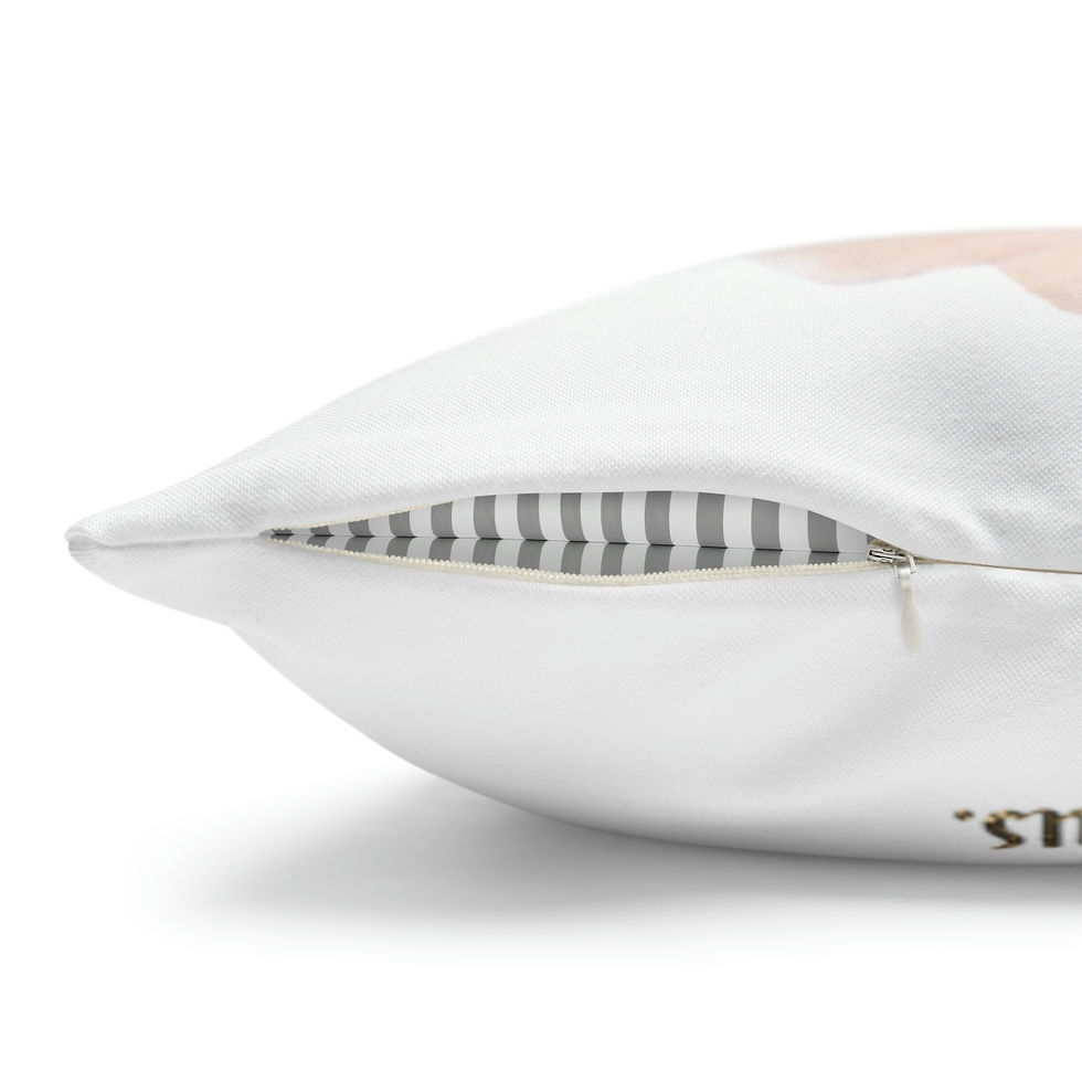 Thumbnail: Spun Polyester Square Pillow Case LOGO