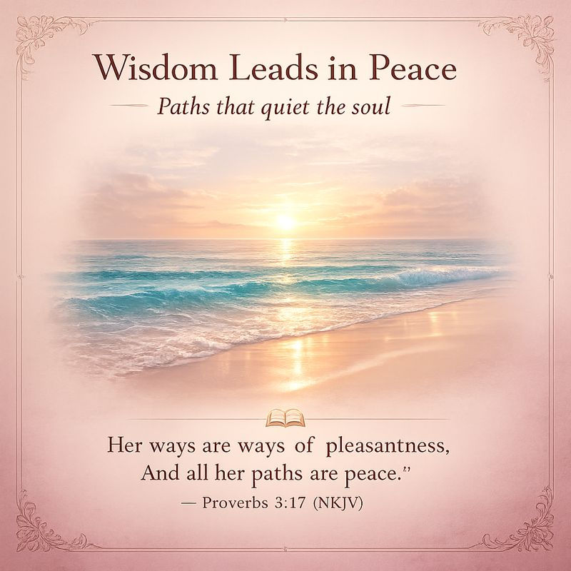 Wisdom Leads in Peace