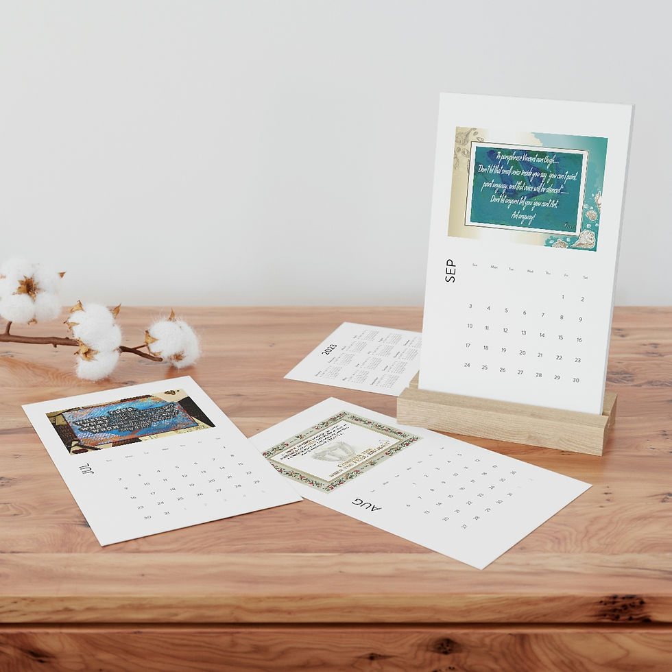 Miniaturbild: Vertical Desk Calendar