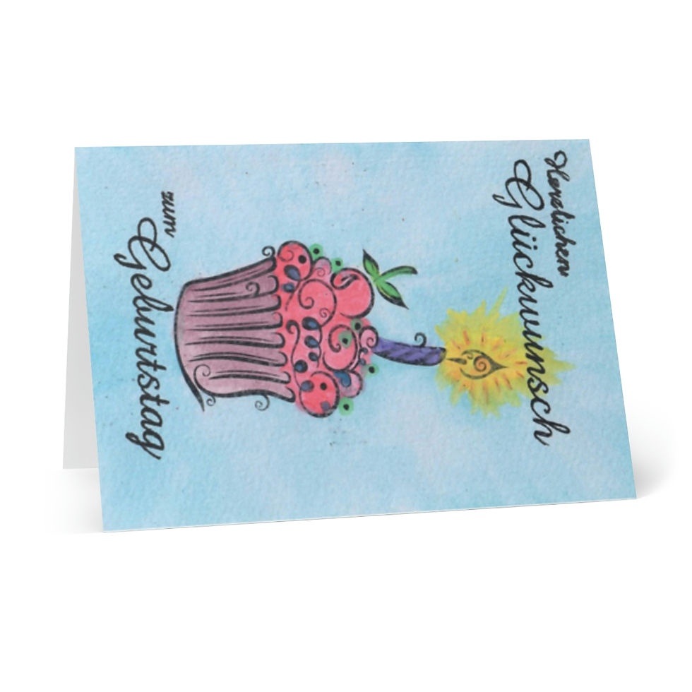 Miniaturbild: Geburtstag 20191230 Greeting Cards (8 pcs) #155