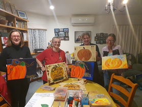Thanksgiving Paint Party Prep