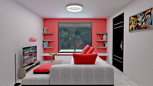 Sala en proyecto de Villa de Tezontepec