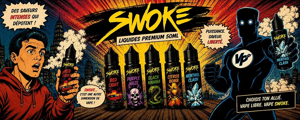 E-liquides Swoke Saiyen Vapors fruités glacés vape Vapopote