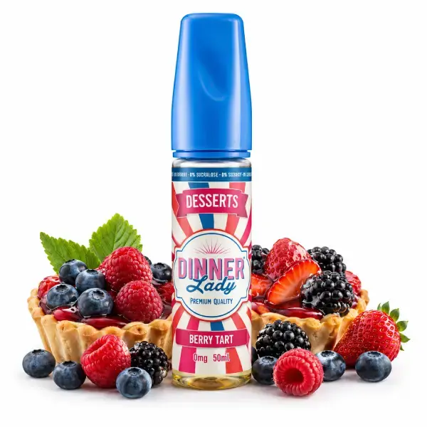 E-liquide Dinner Lady Berry Tart 50ml saveur tarte aux fruits rouges et baies