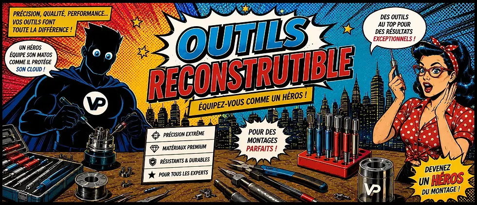 Outils reconstruction cigarette électronique vape coils résistances Vapopote
