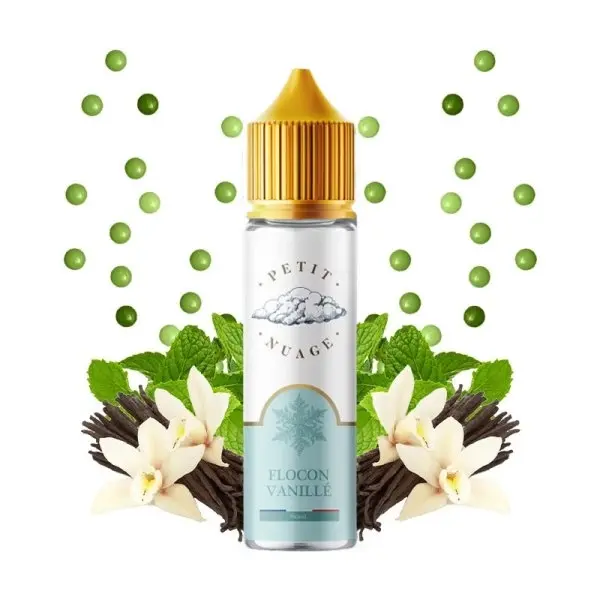 e-liquide Flocon Vanillé - 50ml - 0mg Petit Nuage
