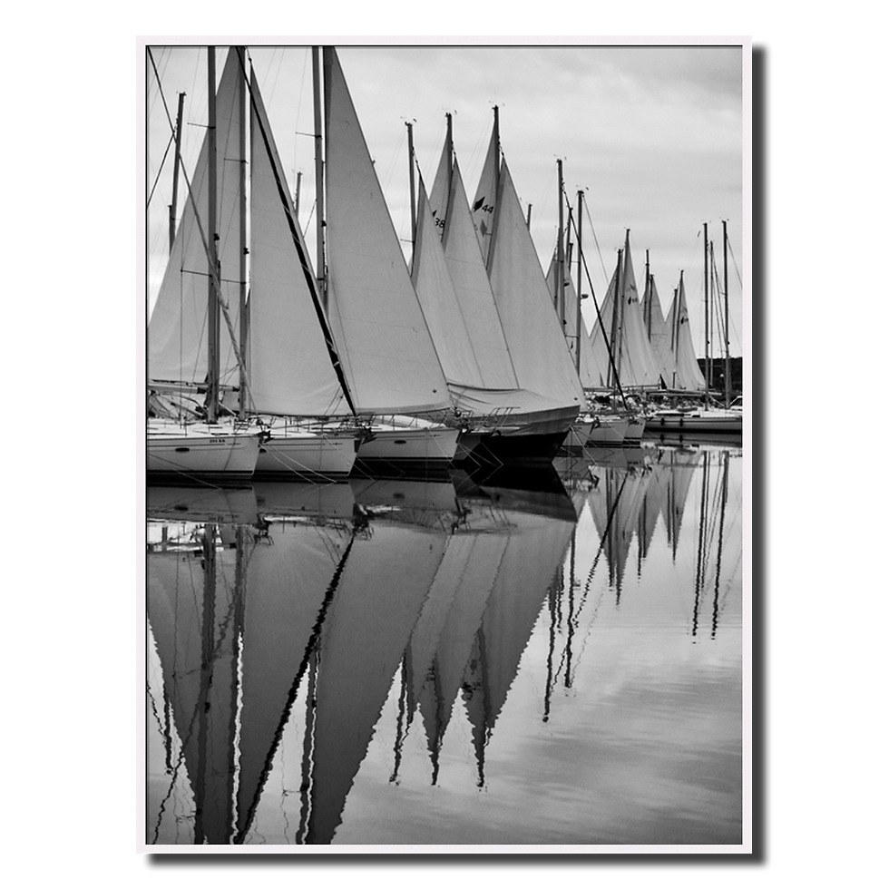 Thumbnail: B&W Sailing boat on Port (D)