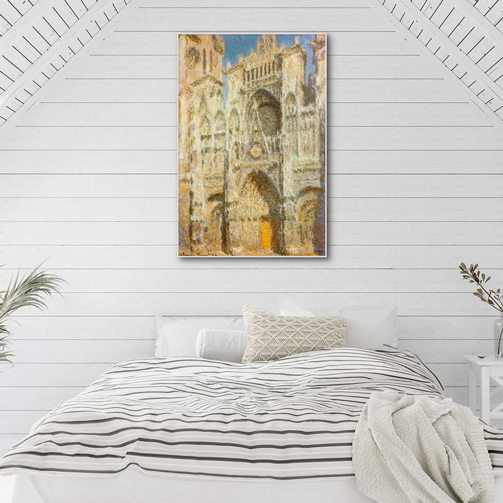 Thumbnail: Rouen Cathedral-sunlight 1894 (D)