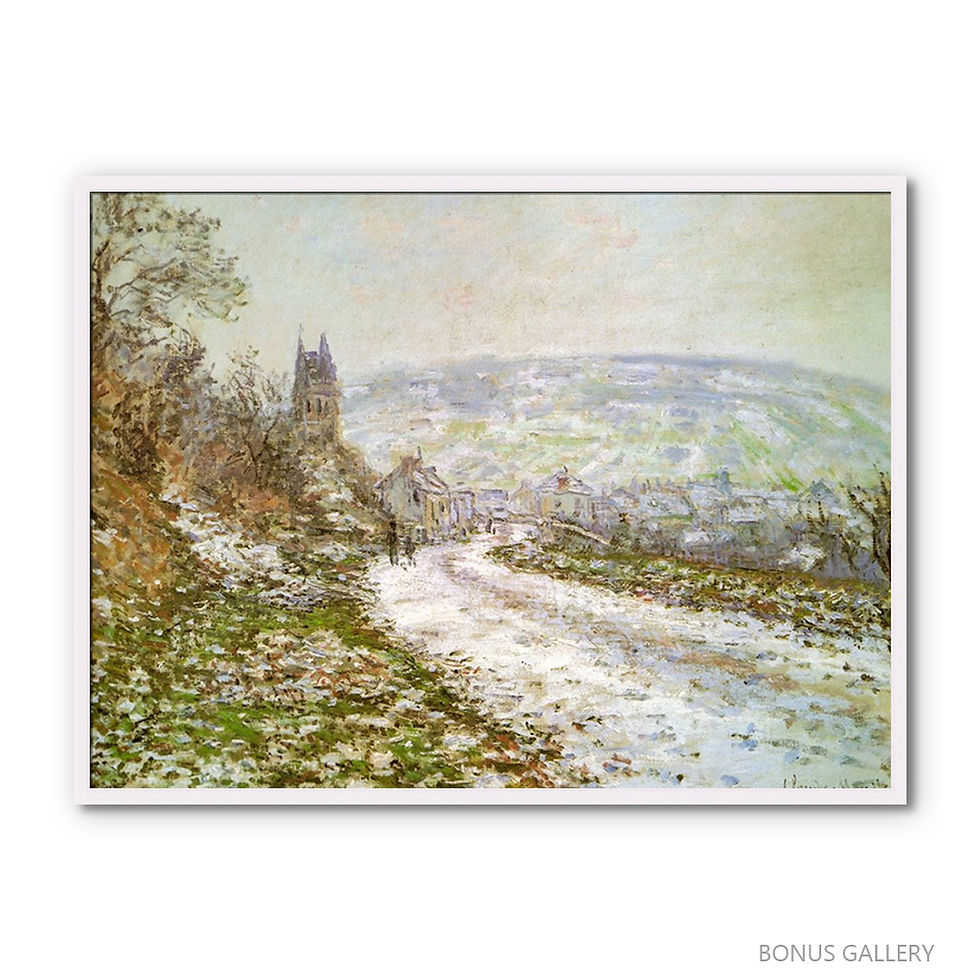 Thumbnail: Approach to Vetheuil in Winter 1878 (E)
