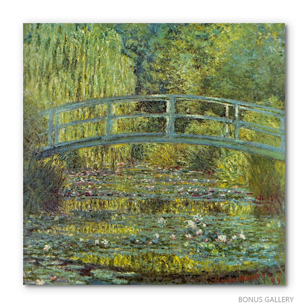ภาพขนาดย่อ: Bridge and Waterlilies 1899 (A)