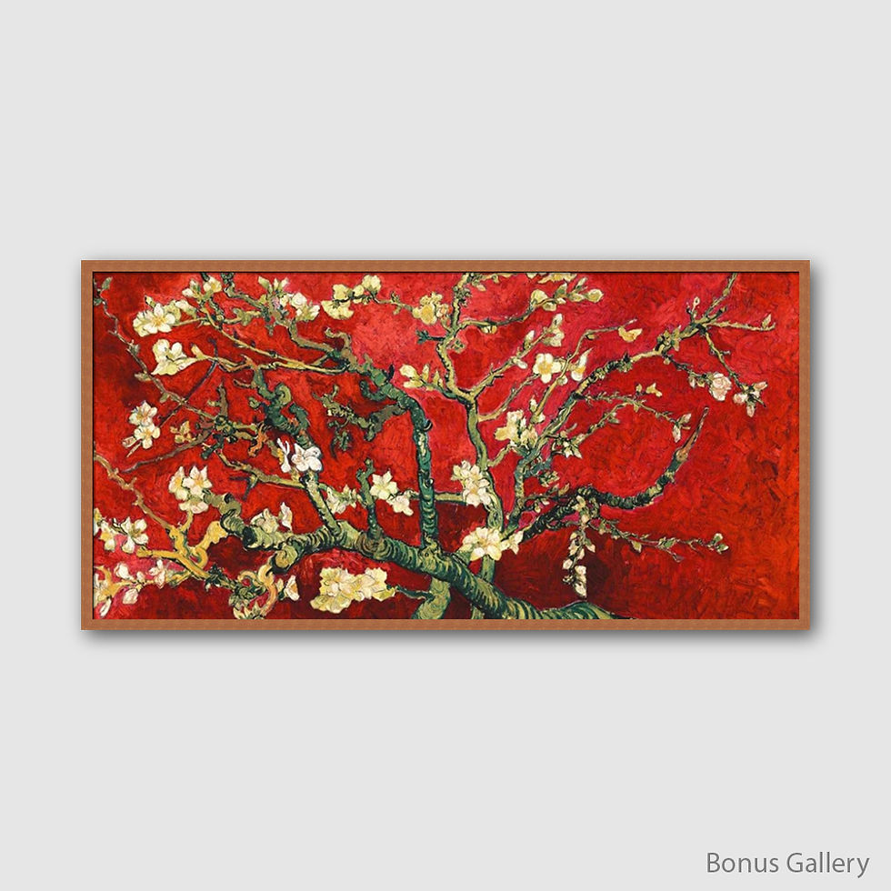 Thumbnail: Mandorlo in fiore (red variation, detail) (B)
