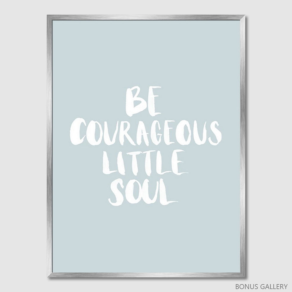 ภาพขนาดย่อ: Be Courageous Smoke Poster (E)