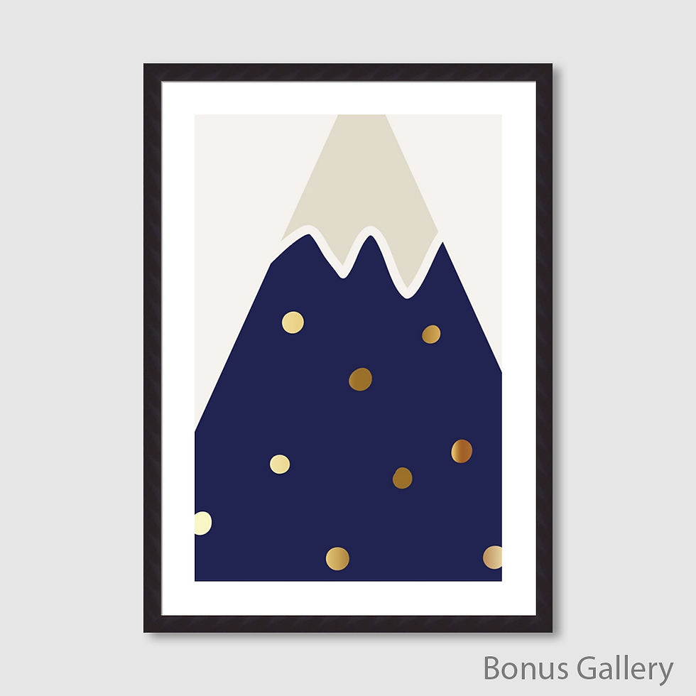 Thumbnail: Abstract Minimal Mountain (D)
