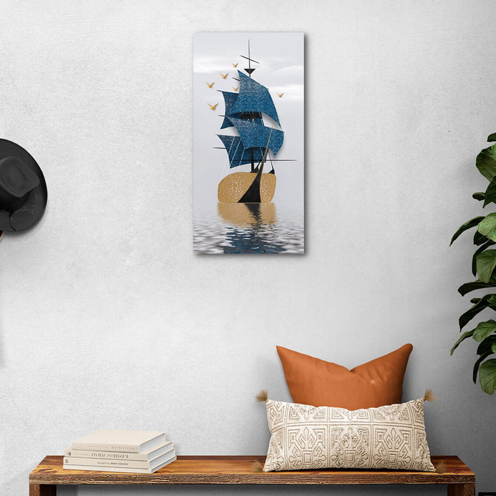Thumbnail: Abstract Painting of Ship (B)