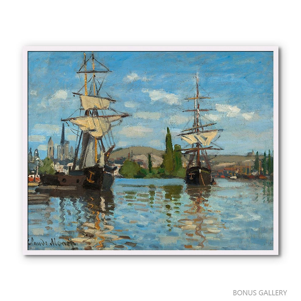 ภาพขนาดย่อ: Ships Riding on the Seine at Rouen (F)