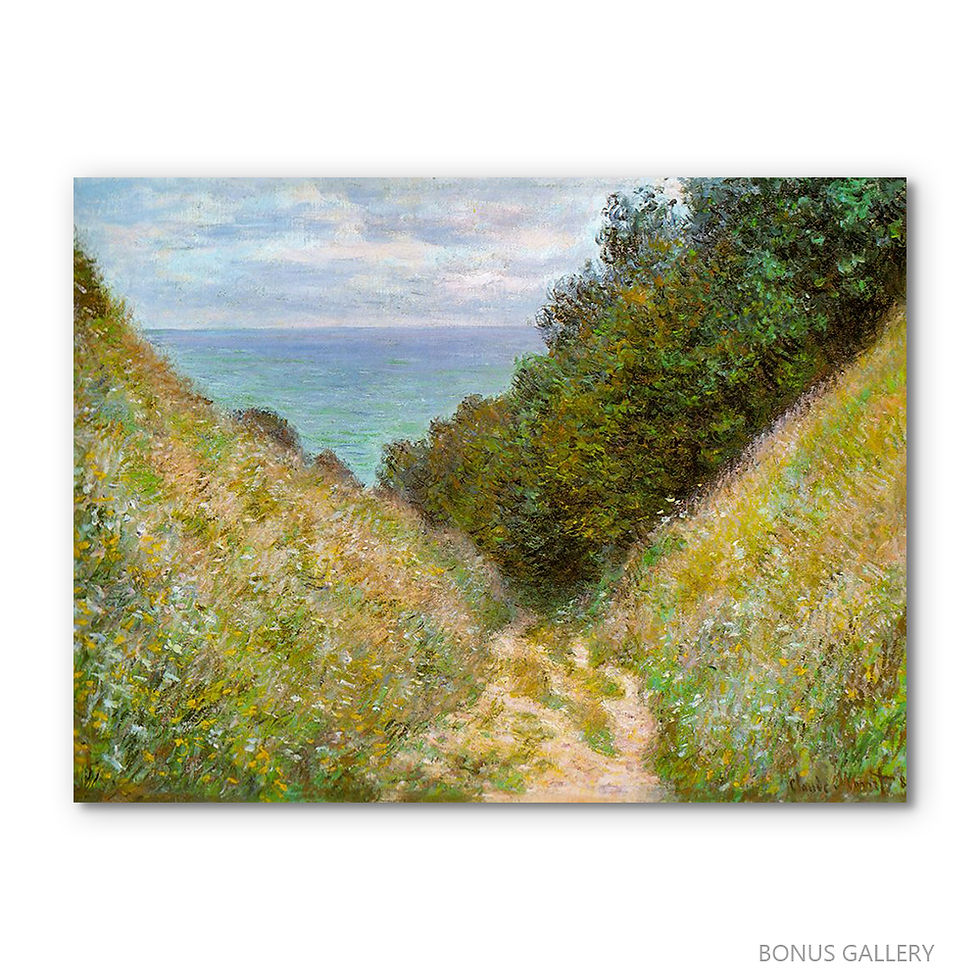 Thumbnail: Road at La Cavee-Pourville 1882 (E)