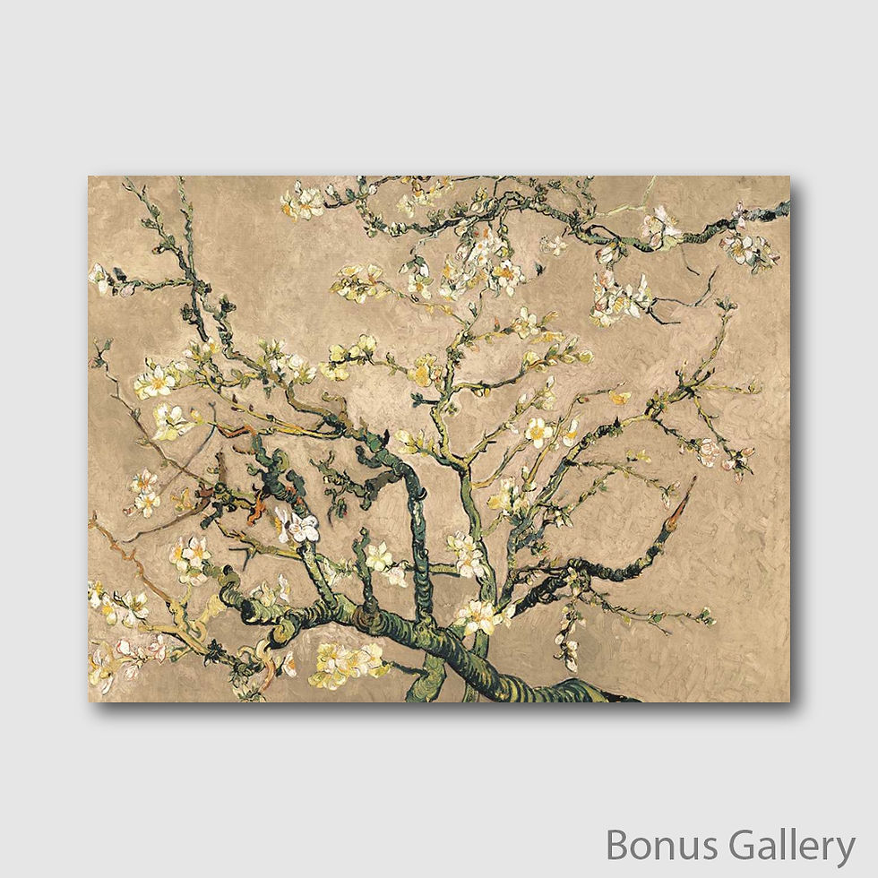 Thumbnail: Mandorlo in fiore (beige variation) (E)