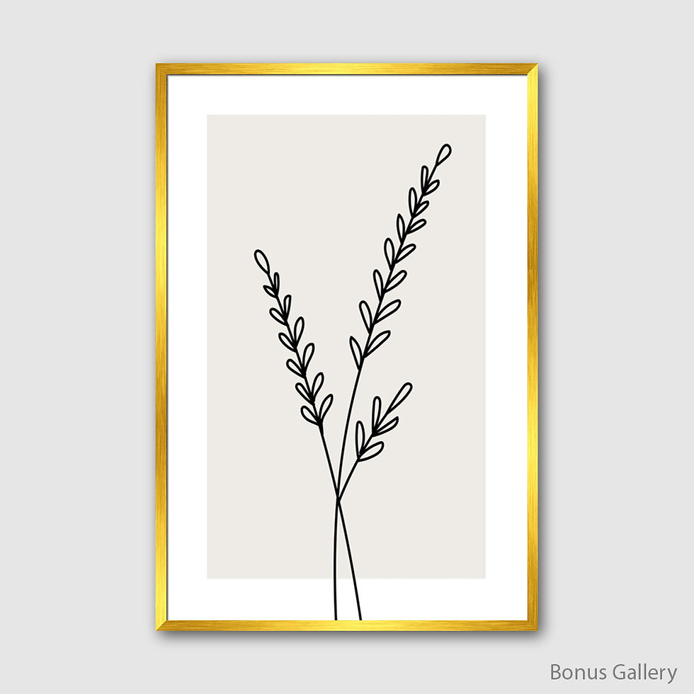 ภาพขนาดย่อ: Minimal Line Drawn of Nature (D)