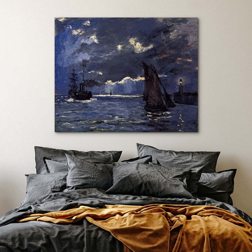 ภาพขนาดย่อ: A Seascape-Shipping by Moonlight 1864 (F)