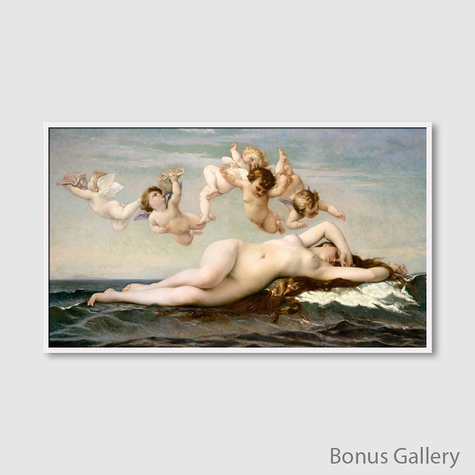 ภาพขนาดย่อ: THE BIRTH OF VENUS, by Alexandre Cabanel, 1875 (G)