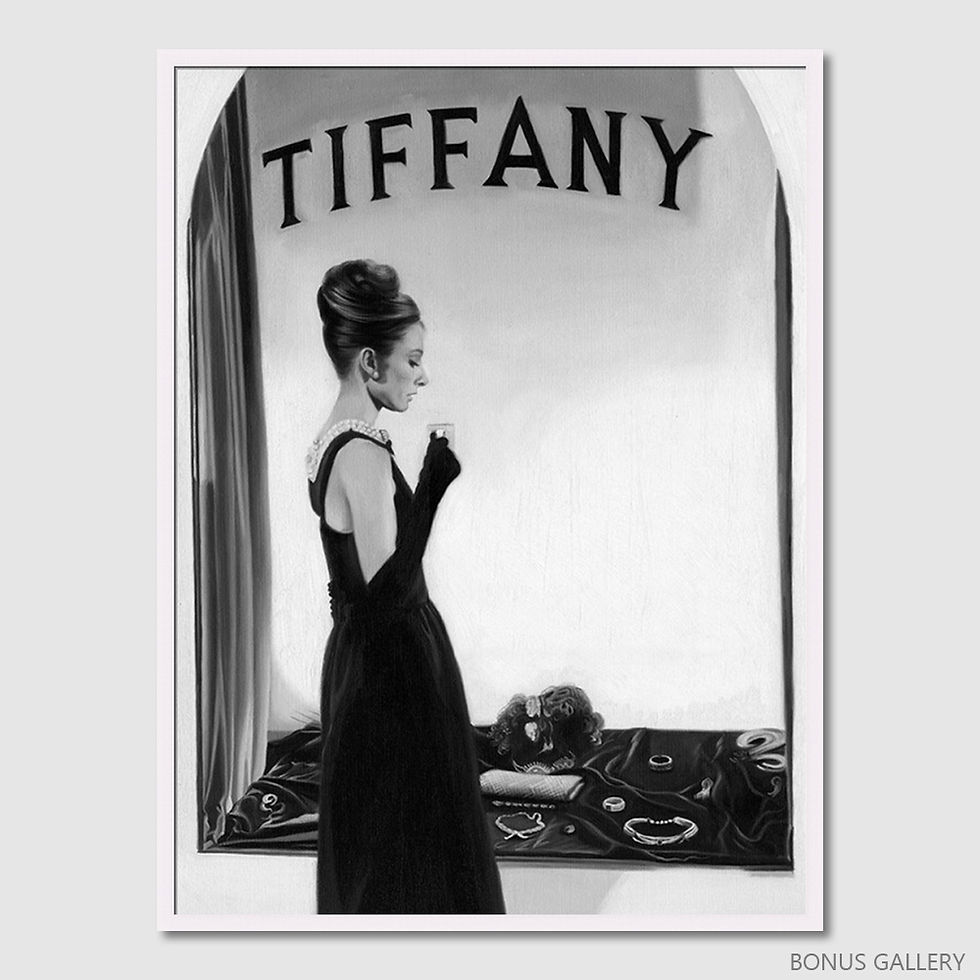 ภาพขนาดย่อ: Tiffany Black Poster (E)