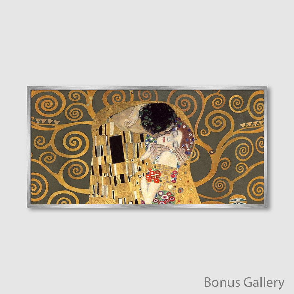 Thumbnail: The Kiss, detail (Grey variation) (B)
